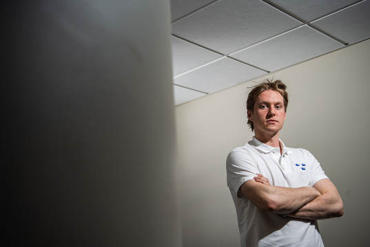 Rasmus Sandin of Sweden poses for a portrait