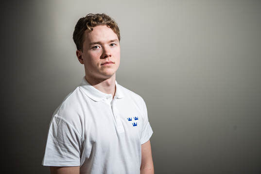 Linus Öberg of Sweden poses for a portrait