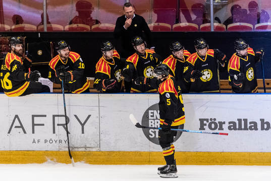 Brynäs Lukas Kilström jublar
