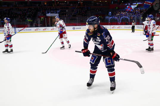 Linköpings Jaakko Rissanen deppar