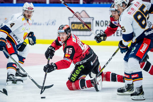 Malmö Redhawks Carl Persson mot Djurgårdens Marcus