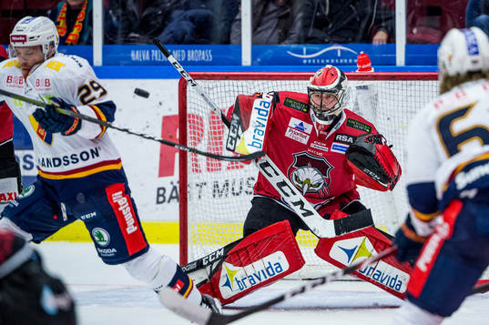 Malmö Redhawks målvakt Oscar Alsenfelt