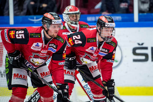 Malmö Redhawks Carl Persson och Anton Olsson