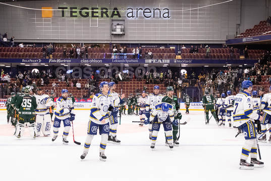 Leksands spelarna deppar