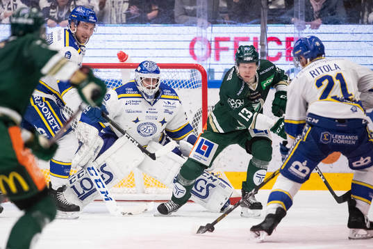 Leksands målvakt Axel Brage