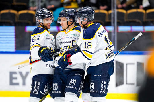 Hv71s Eric Martinsson, Simon Önerud och Joakim Andersson