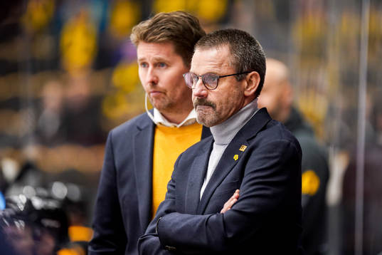 Skellefteås tränare Tommy Samuelsson och assisterande