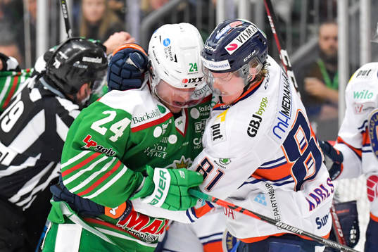 Rögles Kevin Wennström och Växjös Fredrik Karlström