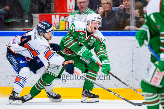 Växjös Brendan Shinnimin och Rögles Simon Ryfors