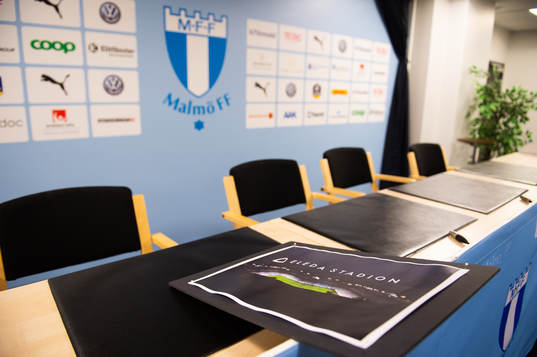 Presskonferens med Malmö FF