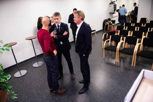 Malmös VD Niclas Carlnén och Konsernchef Eleda group,