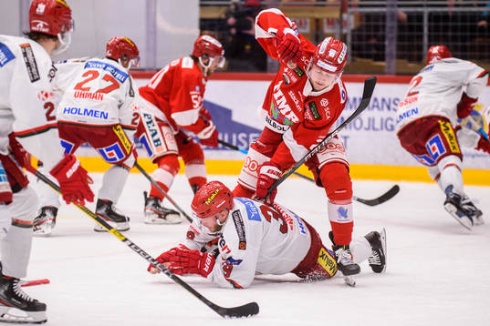Timrås Sebastian Kaijser och Modos Tobias Enström