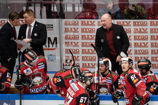 Malmö Redhawks tränare Peter Andersson