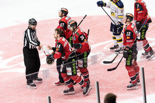 Malmö Redhawks Jesper Jensen Aabo skadas