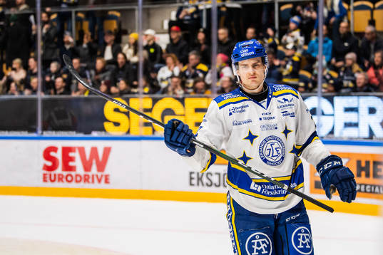 Leksands Sebastian Wännström deppar
