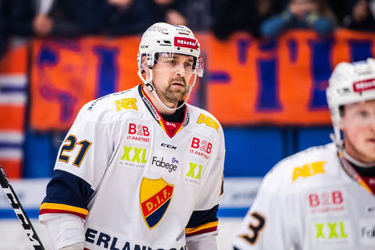 Djurgårdens Patrik Berglund deppar