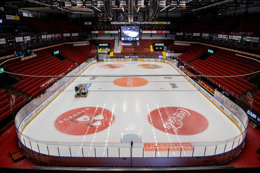 Interiör vy av Monitor ERP Arena