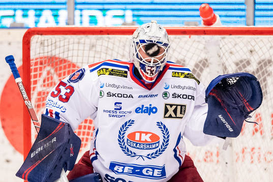 Oskarshamns målvakt Fredrik Pettersson-Wentzel