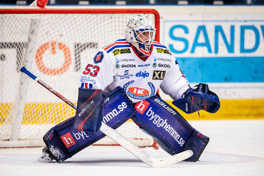 Oskarshamns målvakt Fredrik Pettersson-Wentzel