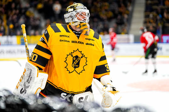Skellefteås målvakt Gustaf Lindvall
