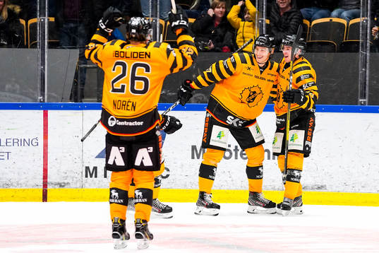 Skellefteås Robin Alvarez, Andreas Wingerli och Patrik