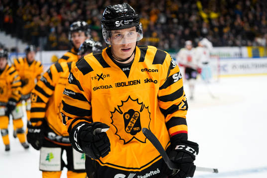 Skellefteås Robin Alvarez jublar