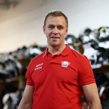 Linköpings tränare Bert Robertsson före ishockeymatchen