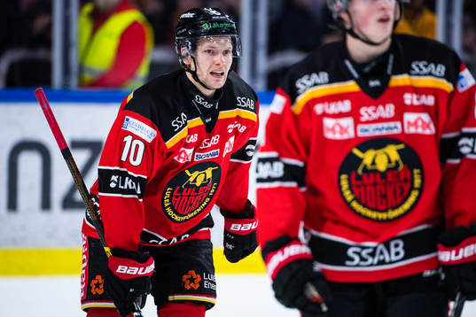 Luleås Einar Emanuelsson deppar
