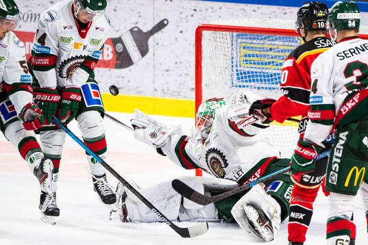 Frölundas målvakt Johan Mattsson