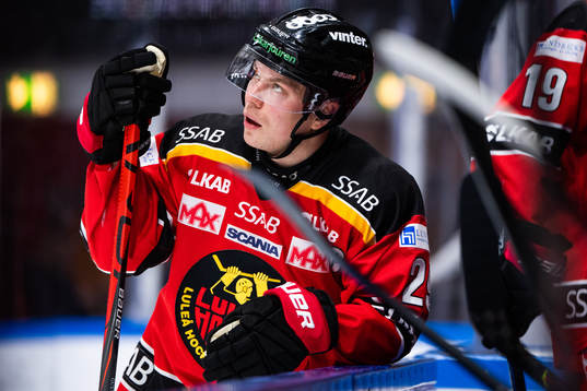 Luleås Erik Gustafsson deppar