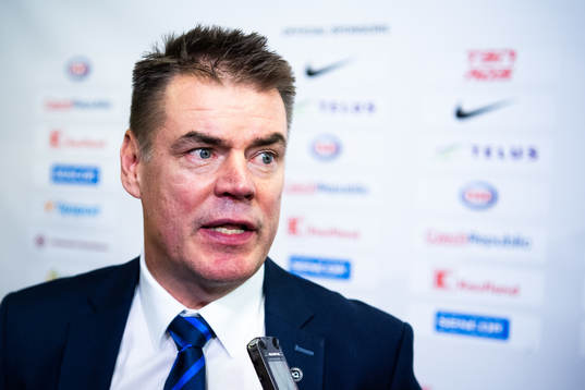 Raimo Helminen, head coach of Finland