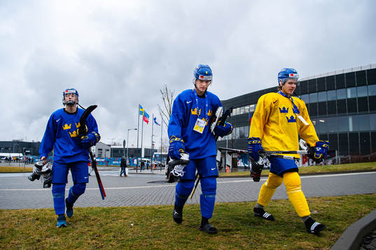 Lucas Raymond, Victor Söderström and Tobias Björnfot of