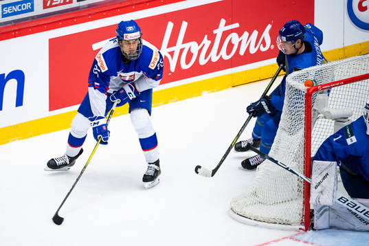 Michal Mrazik of Slovakia and Vladimir Schlychov of