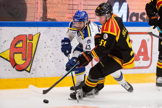 Leksands André Hult och Brynäs Tomi Sallinen