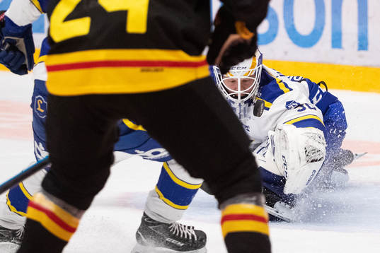 Leksands målvakt Janne Juvonen