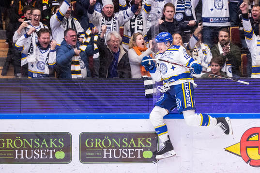 Leksands Martin Karlsson jublar