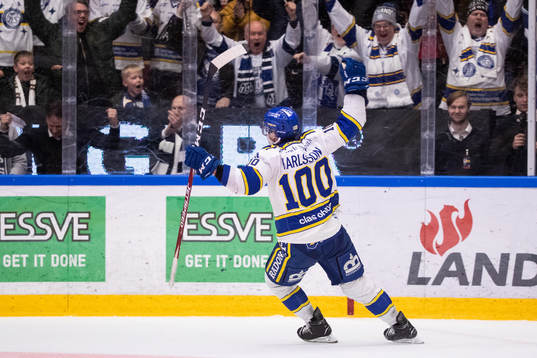 Leksands Martin Karlsson jublar
