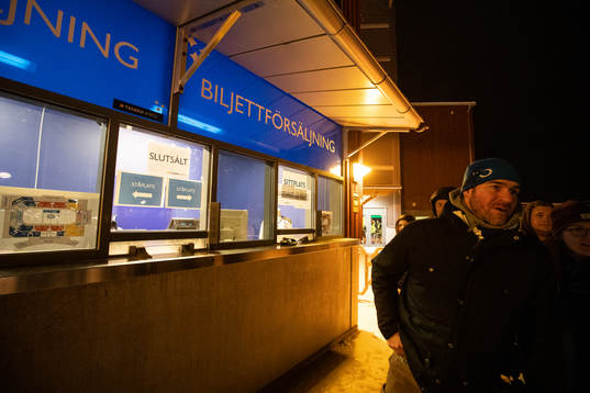Slutsålt vid ishockeymatchen i SHL mellan Leksand och