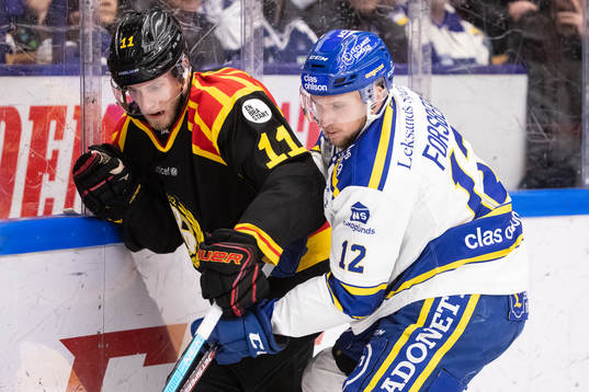 Brynäs Josef Ingman   och Leksands Fredrik Forsberg