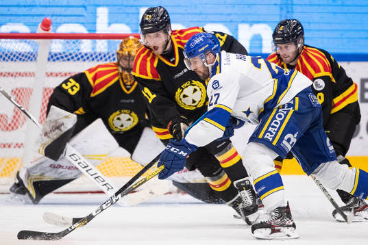 Leksands Marek Hrivik och Brynäs Josef Ingman