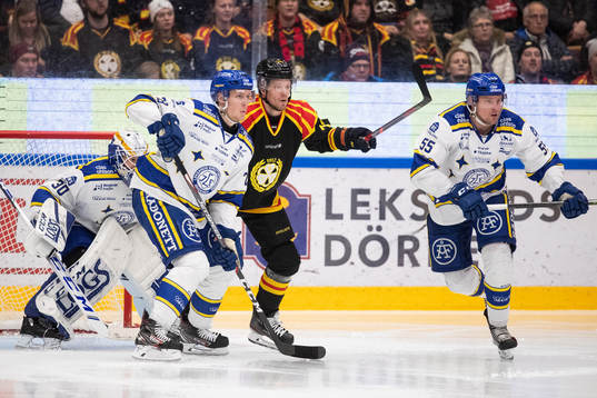 Leksands Mattias Göransson och Brynäs Niclas Lundgren och