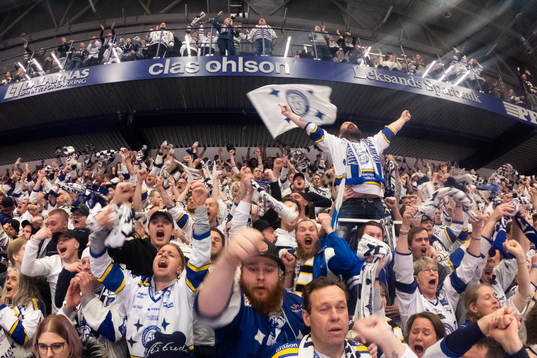 Leksands publiken jublar