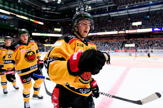 Luleås Isac Brännström jublar