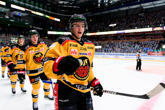Luleås Isac Brännström jublar