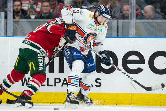 Frölundas Joel Lundqvist och Växjös Oliver Bohm