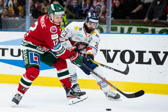Frölundas Max Friberg och Växjös Roman Horak