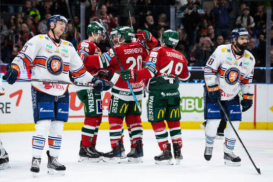 Växjös Oliver Bohm och Daniel Rahimi deppar