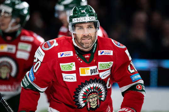 Frölundas Joel Lundqvist jublar