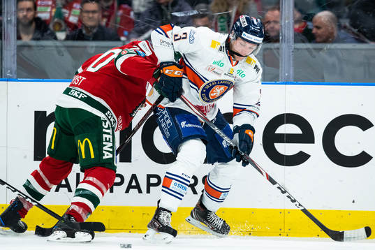 Frölundas Joel Lundqvist och Växjös Oliver Bohm