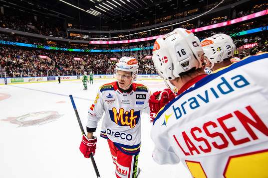 Malmö Redhawks Lars Bryggman jublar